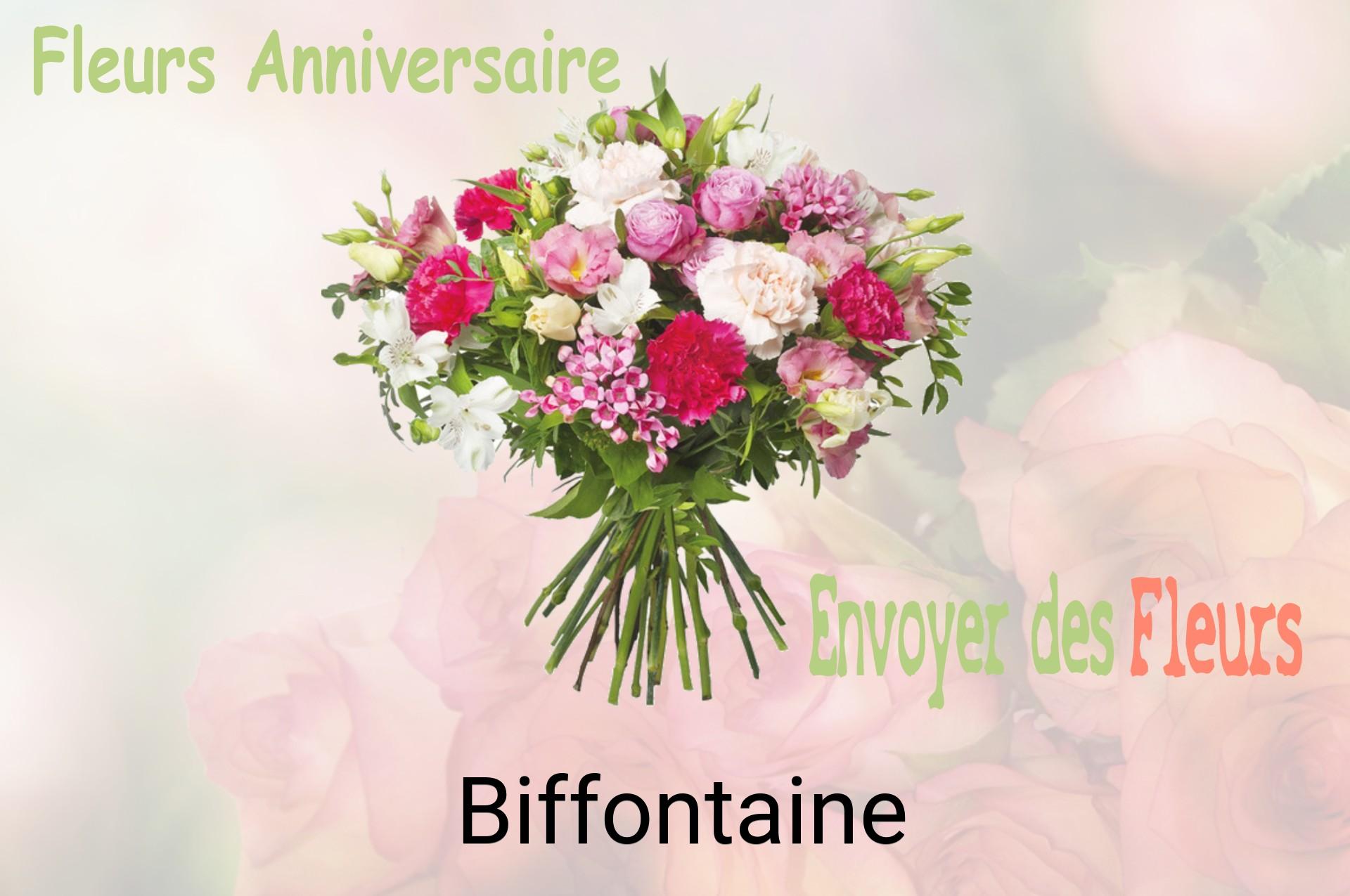 Bouquet de fleurs d’anniversaire livré à Biffontaine