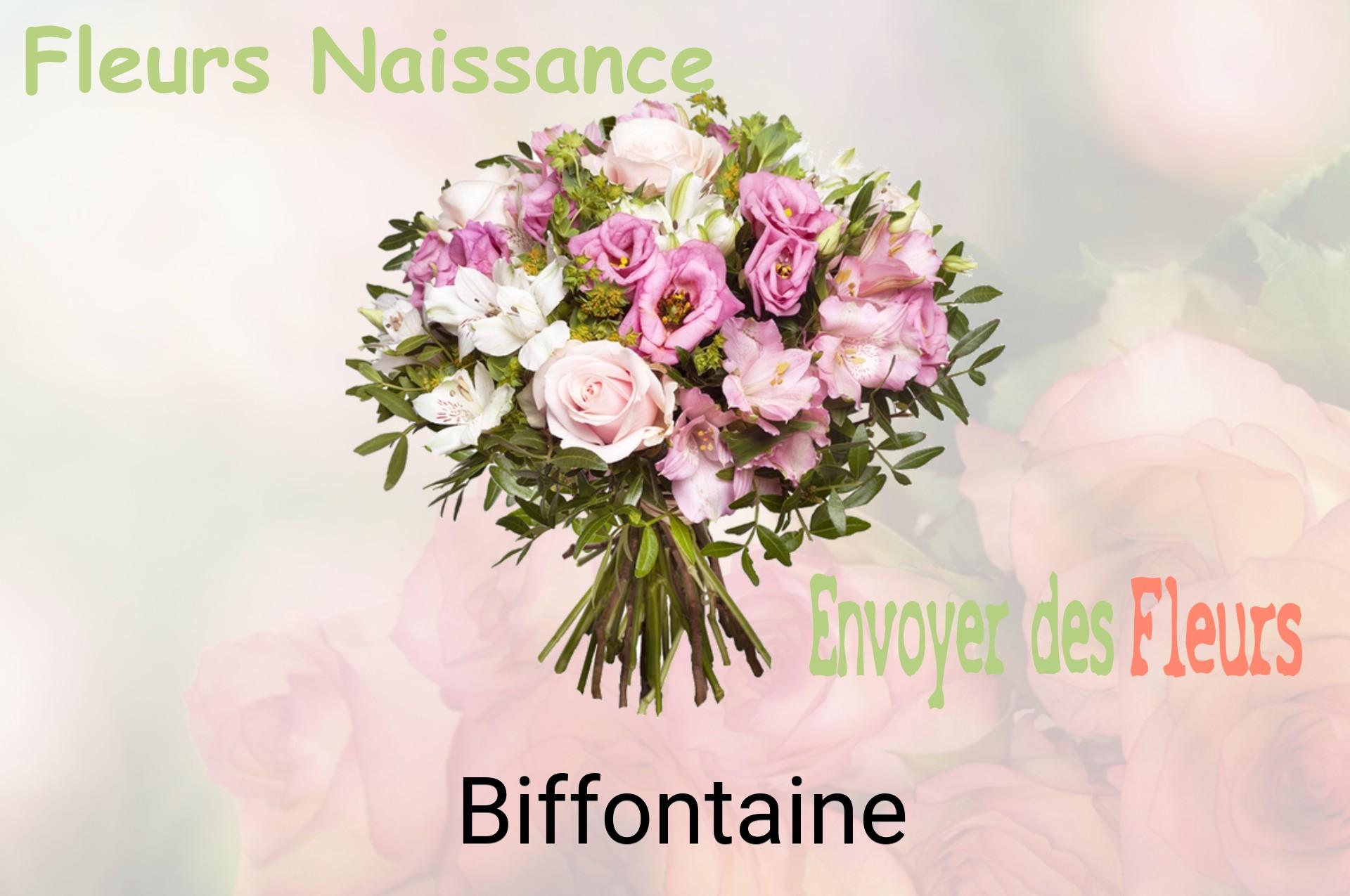 Bouquet de fleurs de naissance livré à Biffontaine